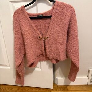 Target Wild Fable Cozy Pink Knit Sweater